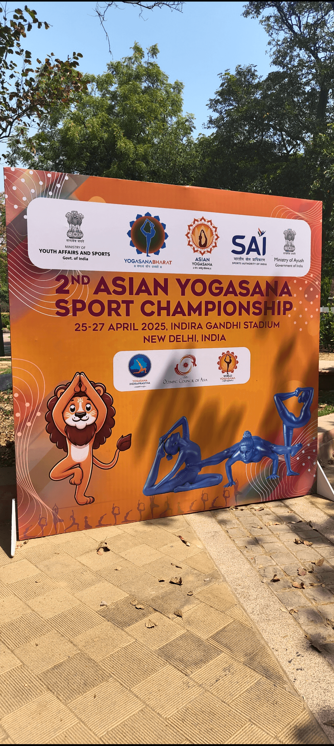Asian Games 2025 Yoga Championship.